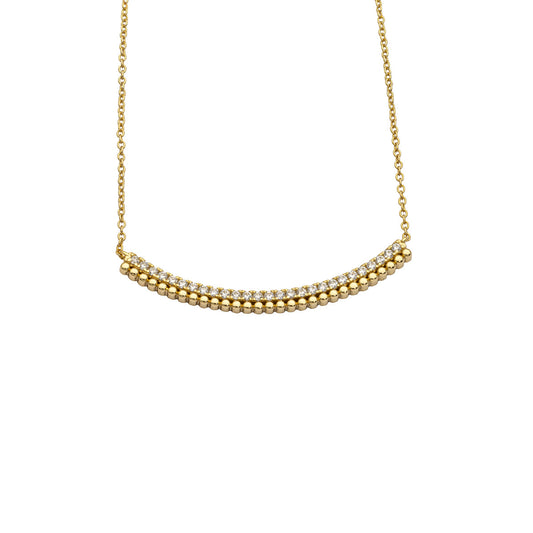 Auranto - Silbercollier gold - CRYSTAL UNTERBERGER