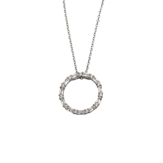 Auranto - Silbercollier weiß - CRYSTAL UNTERBERGER
