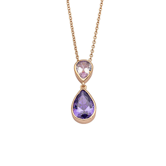 Auranto - Silbercollier Farbig - CRYSTAL UNTERBERGER