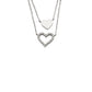 Auranto - Silbercollier Herz - CRYSTAL UNTERBERGER