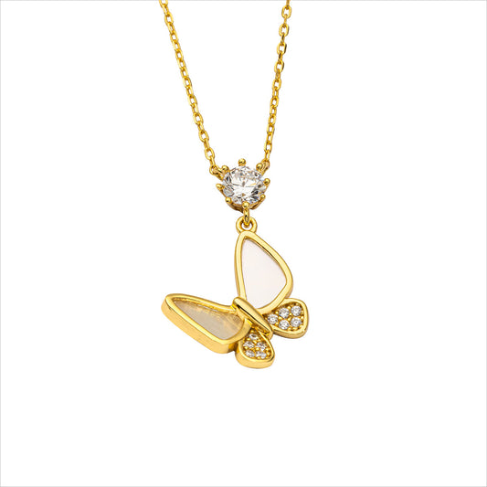 Auranto - Silbercollier gold - CRYSTAL UNTERBERGER
