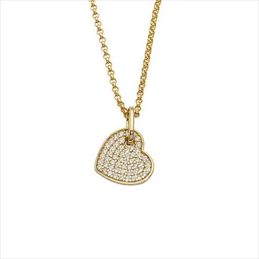 Auranto - Silbercollier Herz - CRYSTAL UNTERBERGER