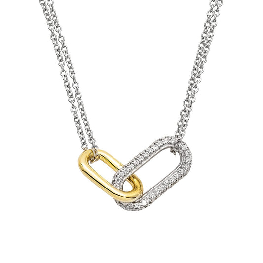 Silbercollier gold - CRYSTAL UNTERBERGER