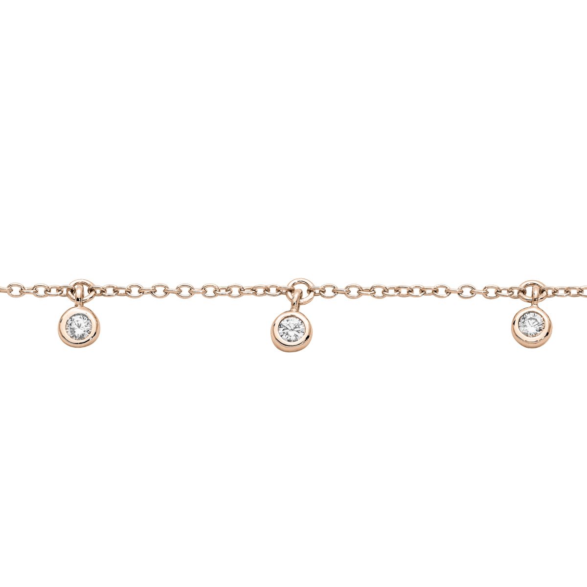 Silbercollier rosé - CRYSTAL UNTERBERGER