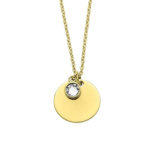 Silbercollier gold - CRYSTAL UNTERBERGER