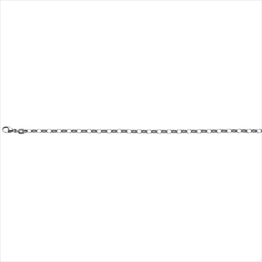 Silberkette oval 2.5 42 cm