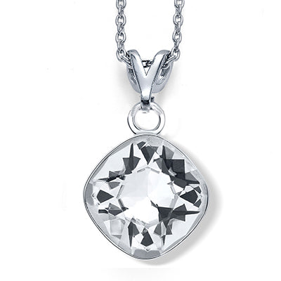 classic square pendant10mm 45cm - CRYSTAL UNTERBERGER