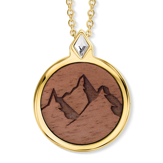 Mountain Edges Anhänger mit Kette Produktfoto