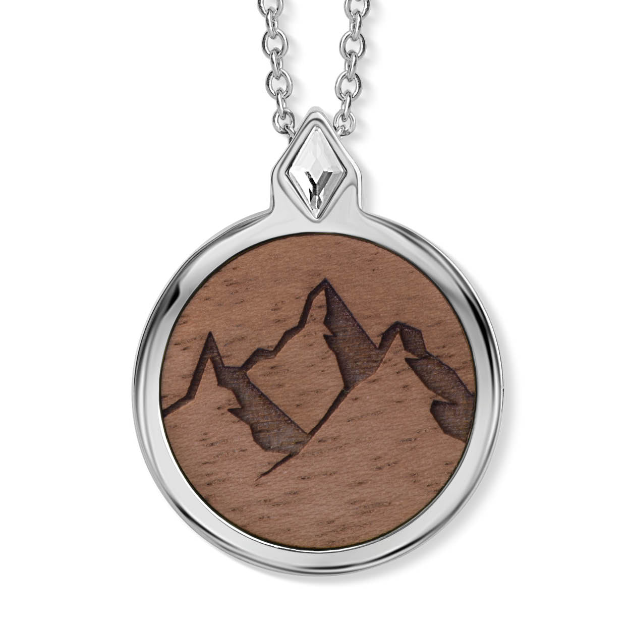 Mountain Edges Anhänger mit Kette Produktfoto