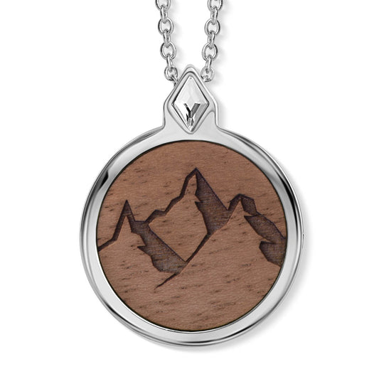 Mountain Edges Anhänger mit Kette Produktfoto