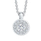 Classic Solitaire Anhänger mit Kette Produktfoto
