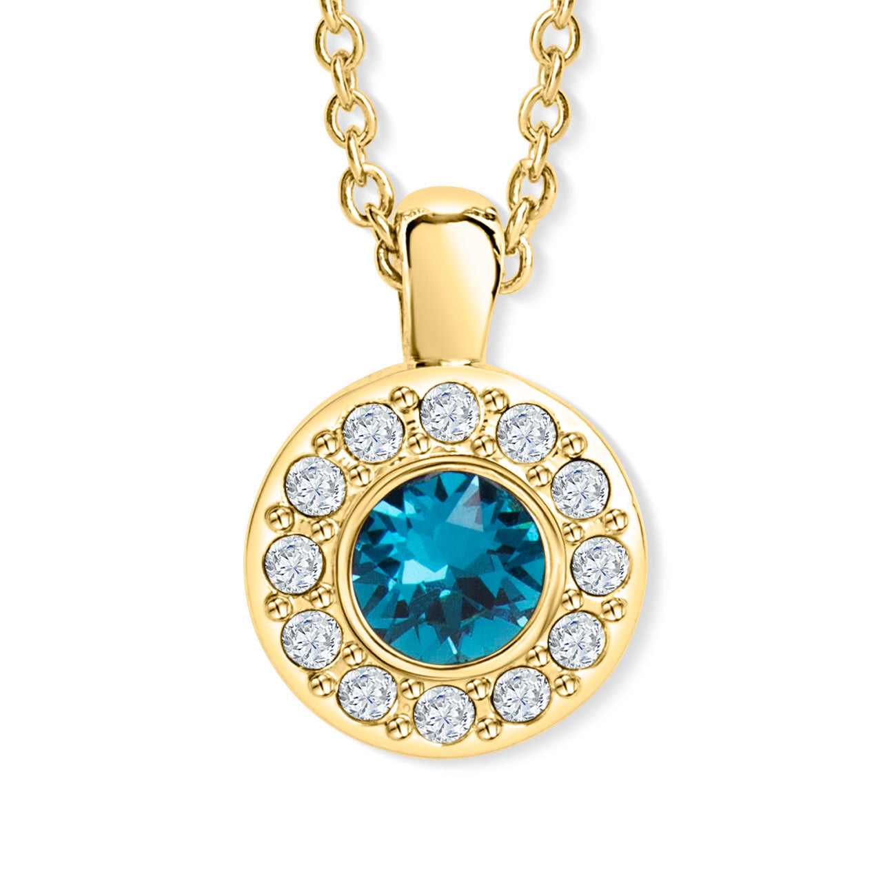 Classic Solitaire Anhänger mit Kette Produktfoto