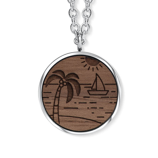 Wooden Sea Anhänger mit Kette Produktfoto