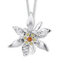 Edelweiss Anhänger mit Kette Produktfoto