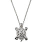 CRYSTALP - Turtle Pendant mit Kristallen - CRYSTAL UNTERBERGER