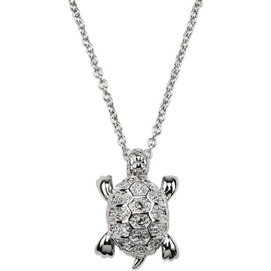 CRYSTALP - Turtle Pendant mit Kristallen - CRYSTAL UNTERBERGER