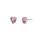 CRYSTALP - honey heart earrings  9mm - CRYSTAL UNTERBERGER