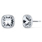 CRYSTALP - classic square earrings10mm - CRYSTAL UNTERBERGER