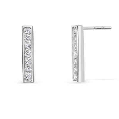 CRYSTALP - crystal earrings  13mm - CRYSTAL UNTERBERGER