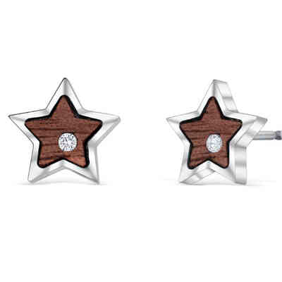 CRYSTALP - star earrings  10mm - CRYSTAL UNTERBERGER