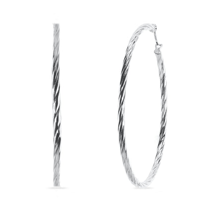 CRYSTALP - Christin Creole Earrings - CRYSTAL UNTERBERGER