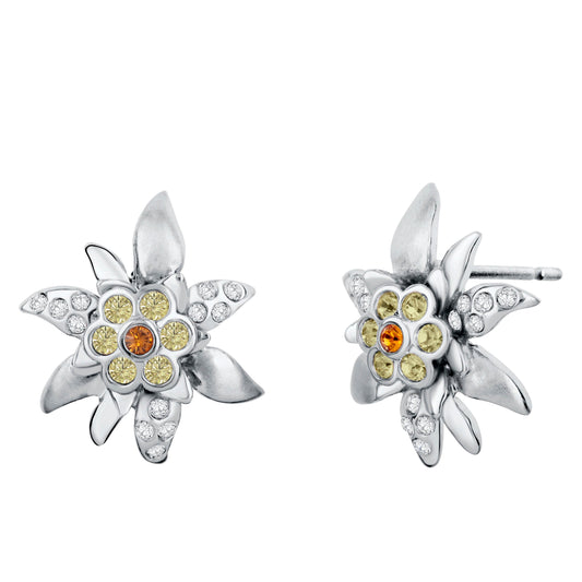 CRYSTALP - Edelweiss Ohrringe - CRYSTAL UNTERBERGER