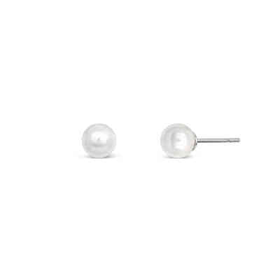 CRYSTALP - pearl earrings  8mm - CRYSTAL UNTERBERGER