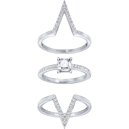 Swarovski - Funk Ring Set Size 58 - CRYSTAL UNTERBERGER