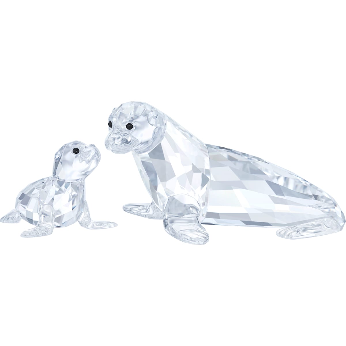Swarovski - SEELOEWENMUTTER MIT BABY - CRYSTAL UNTERBERGER