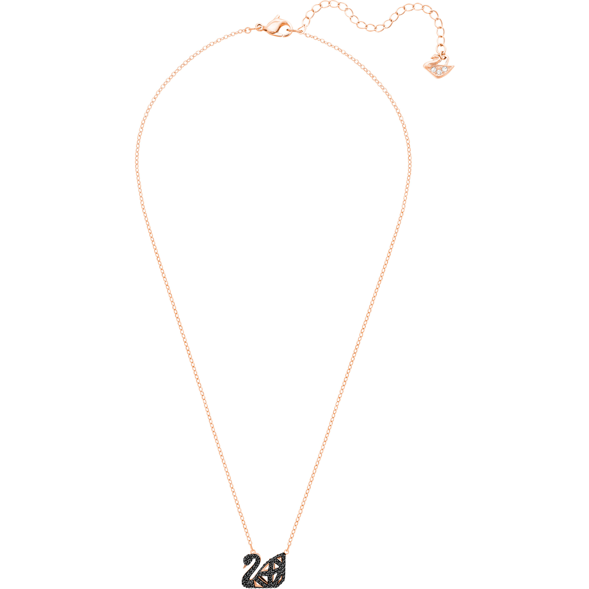 Swarovski necklace swan black online