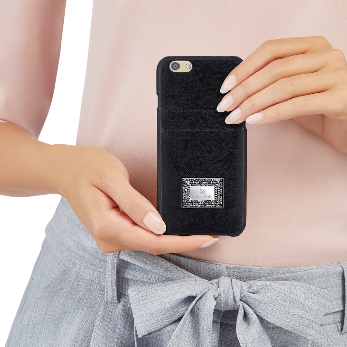 Swarovski - VERSATILE IP6/6S PLUS:INCASE BLK/STS - CRYSTAL UNTERBERGER