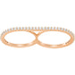 Swarovski - Vittore Double Ring 52+55 - CRYSTAL UNTERBERGER