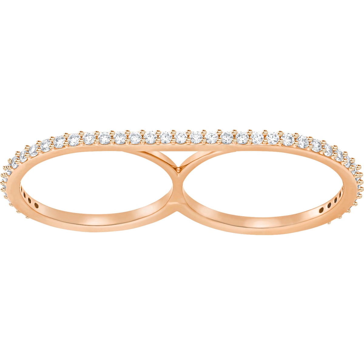 Swarovski - Vittore Double Ring 52+55 - CRYSTAL UNTERBERGER