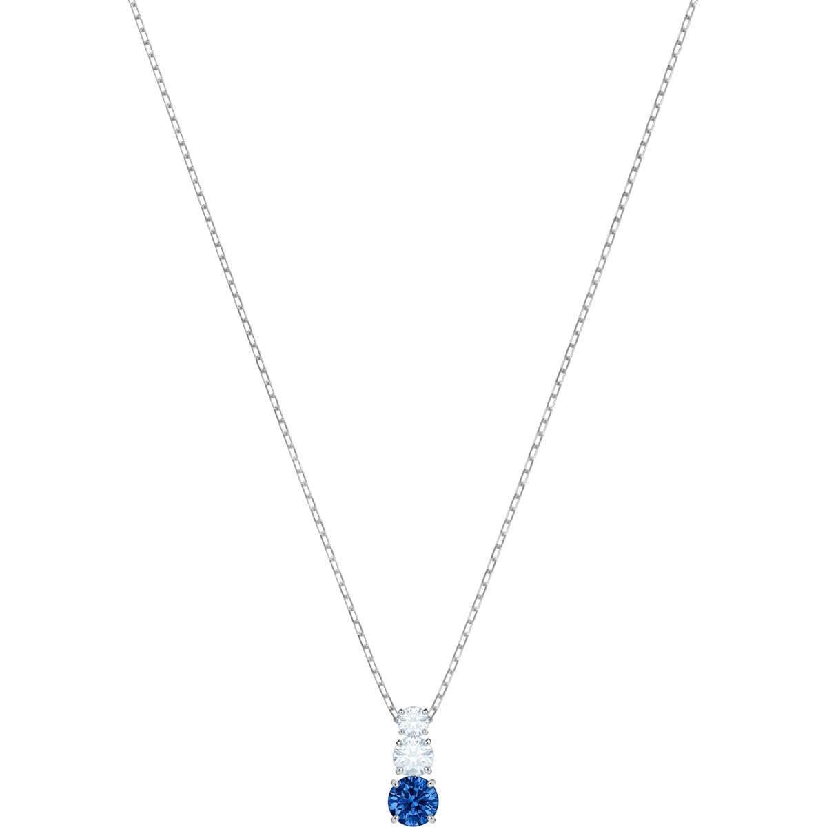 Swarovski - Attract Trilogy Anhänger Rund, Grün, Rhodiniert - CRYSTAL UNTERBERGER