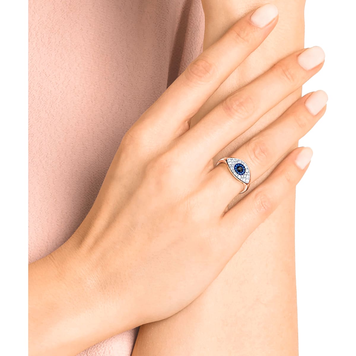 SWA SYMBOL:RING EVIL EYE DMUL/ROS 50