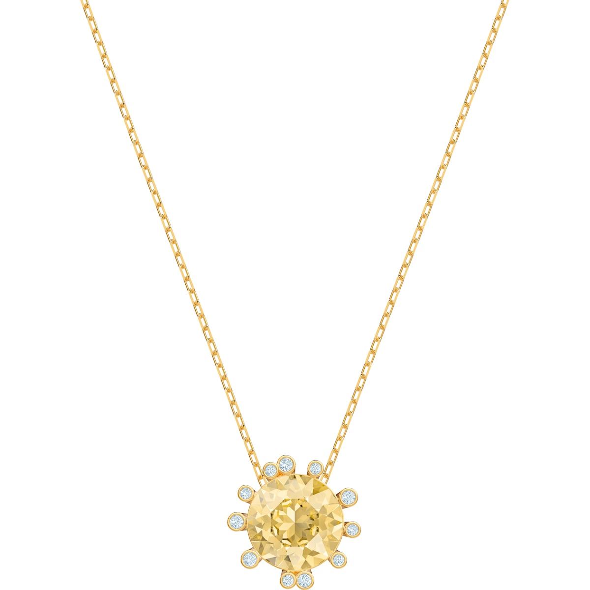 Swarovski - OLIVE:ANHAENGER RND - CRYSTAL UNTERBERGER