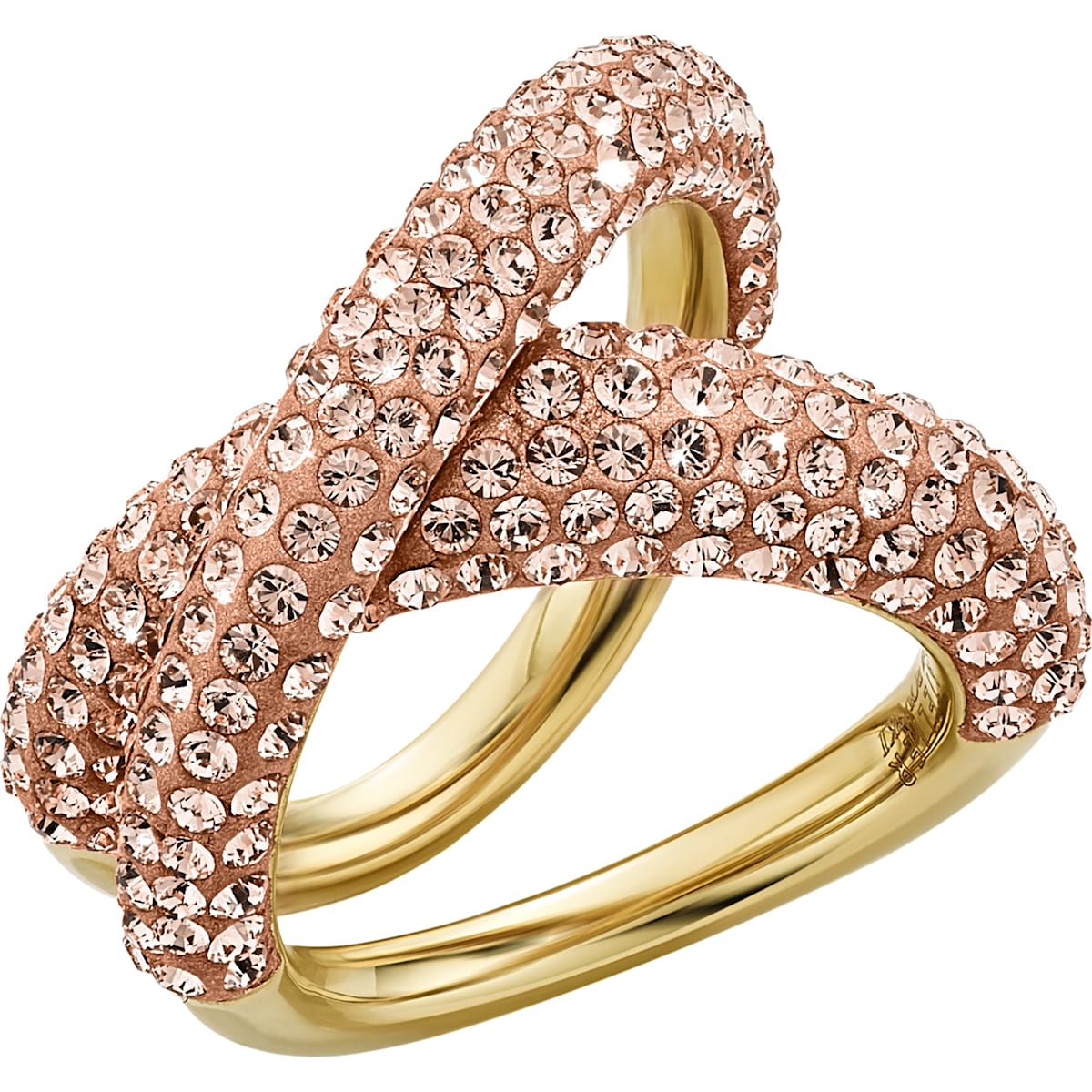 Swarovski - Tigris Ring- Rosa- Goldlegierung - CRYSTAL UNTERBERGER