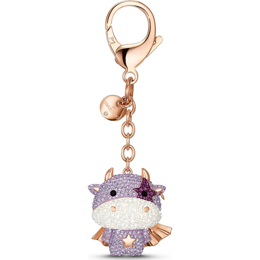 ZODIAC COW 2.0 POINTIAGE:BAG CHARM MAUVE