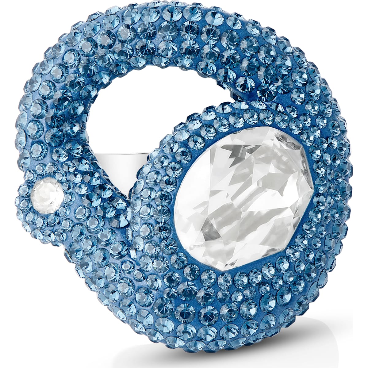 Swarovski - Tigris Ring- weiss- vergoldet - CRYSTAL UNTERBERGER