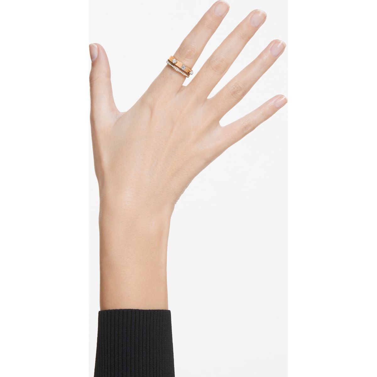 Swarovski - Thrilling Ring Weiß, Goldlegierungsschicht - CRYSTAL UNTERBERGER
