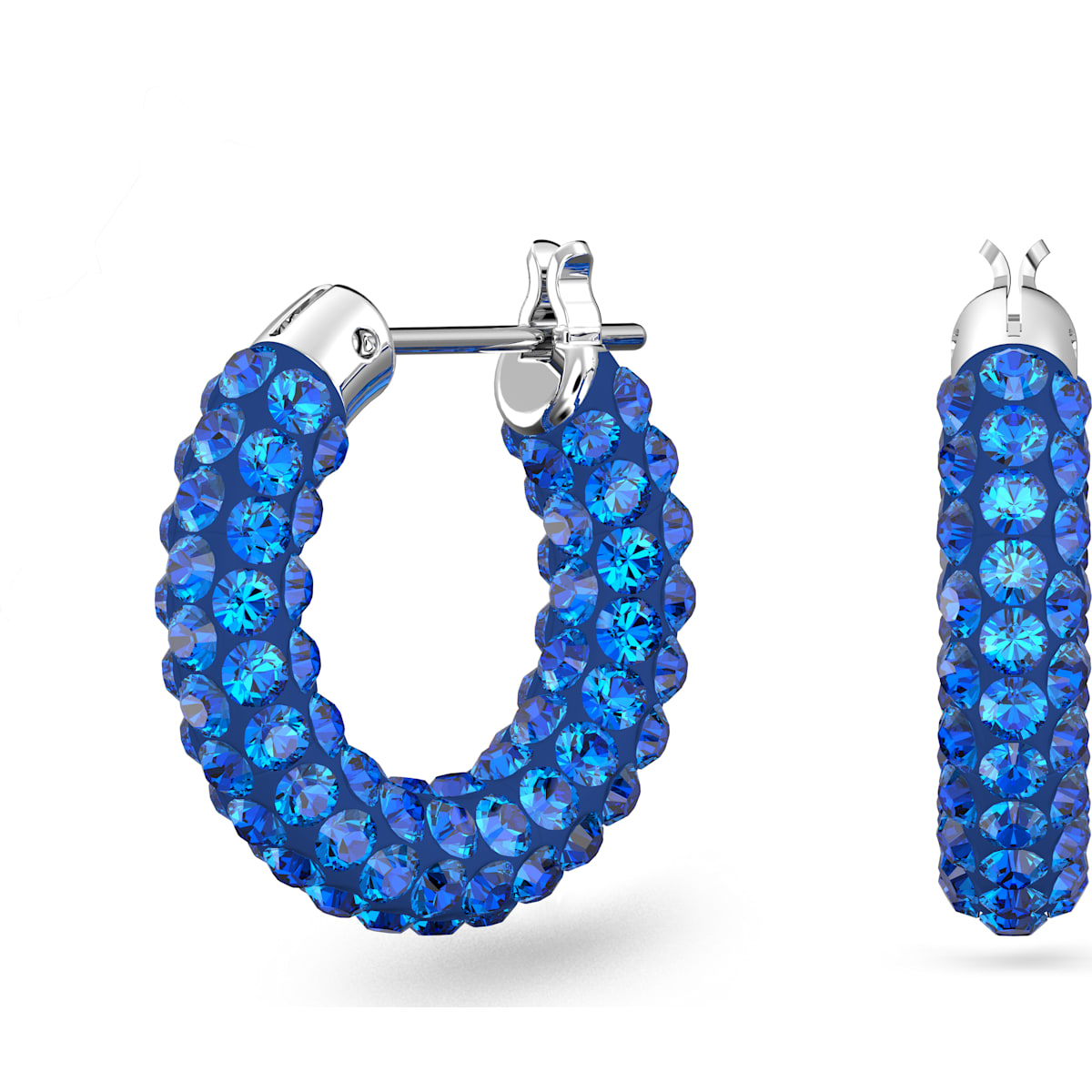 Swarovski - Tigris Creolen- Mehrfarbig- Rhodiniert - CRYSTAL UNTERBERGER