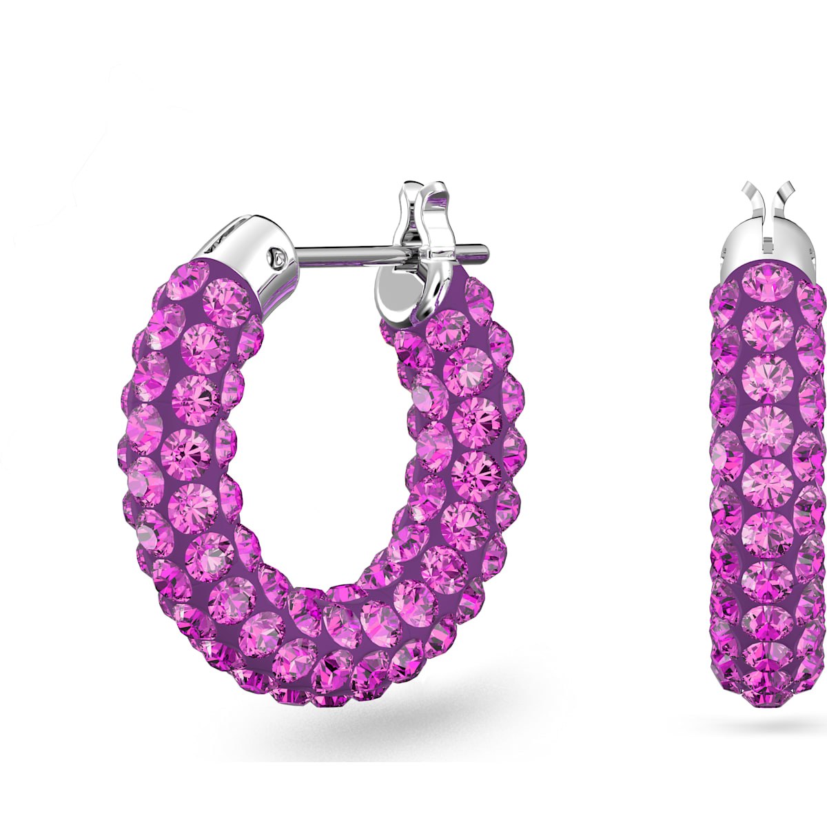 Swarovski - Tigris Creolen- Mehrfarbig- Rhodiniert - CRYSTAL UNTERBERGER