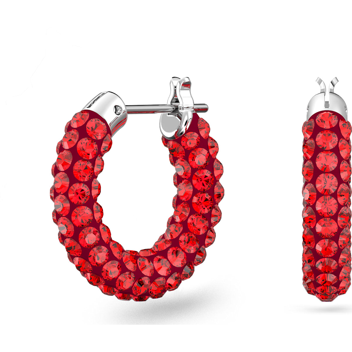 Swarovski - Tigris Creolen- Mehrfarbig- Rhodiniert - CRYSTAL UNTERBERGER