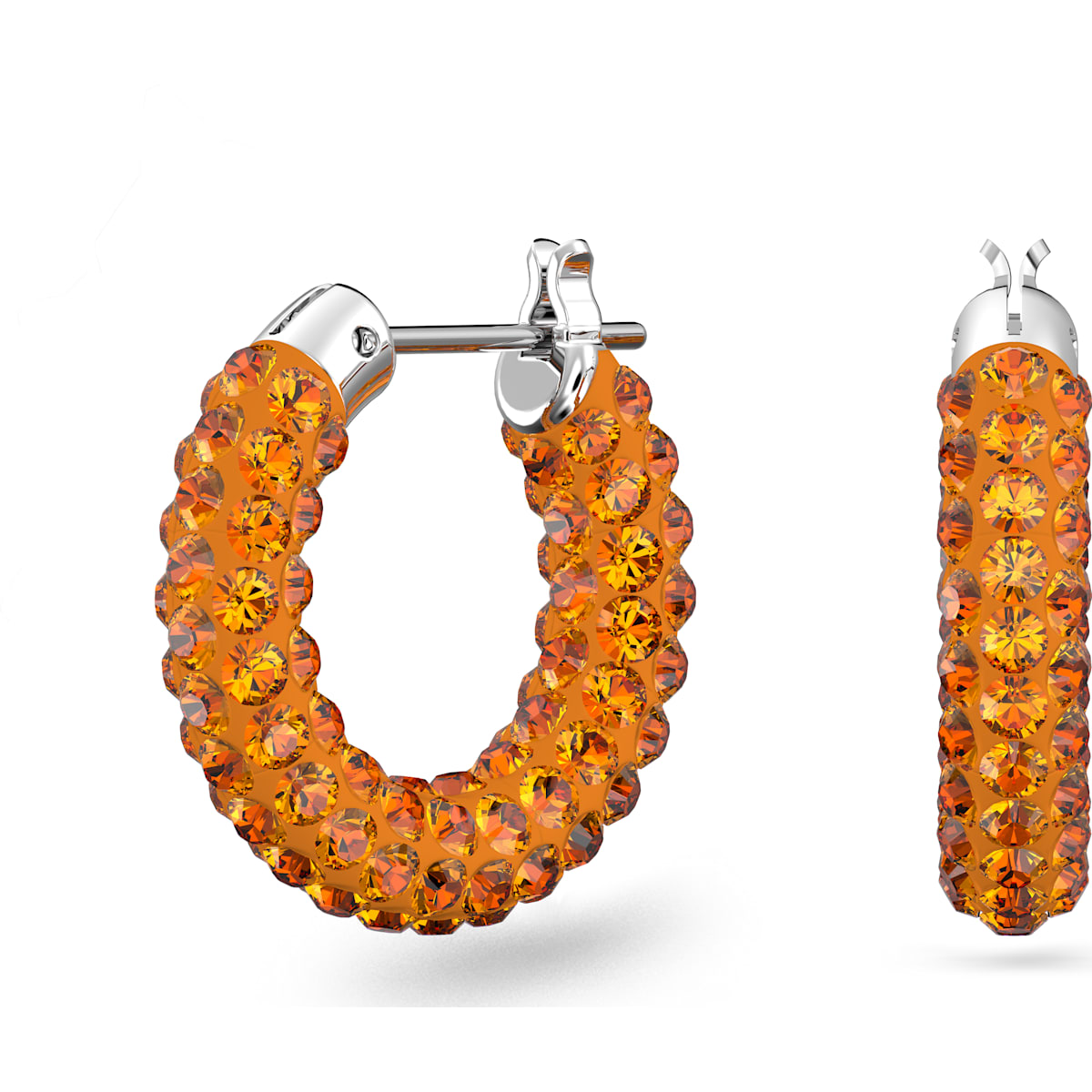 Swarovski - Tigris Creolen- Mehrfarbig- Rhodiniert - CRYSTAL UNTERBERGER