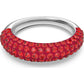 Swarovski - Tigris Ring- Asymmetrisch- Set- Mehrfarbig- Rhodiniert - CRYSTAL UNTERBERGER