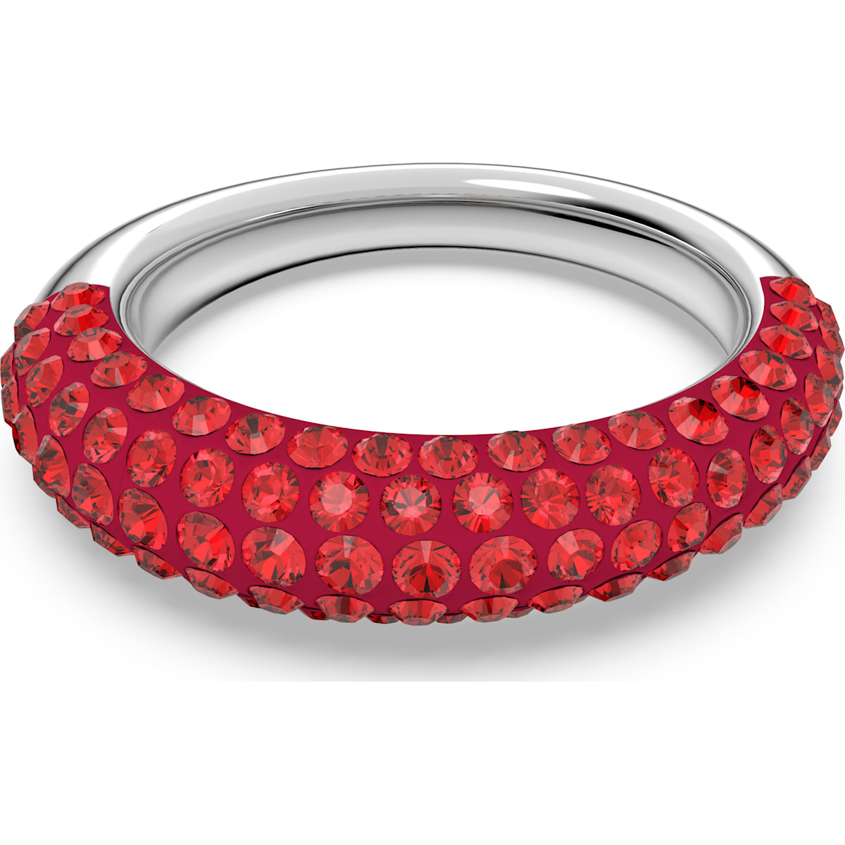 Swarovski - Tigris Ring- Asymmetrisch- Set- Mehrfarbig- Rhodiniert - CRYSTAL UNTERBERGER