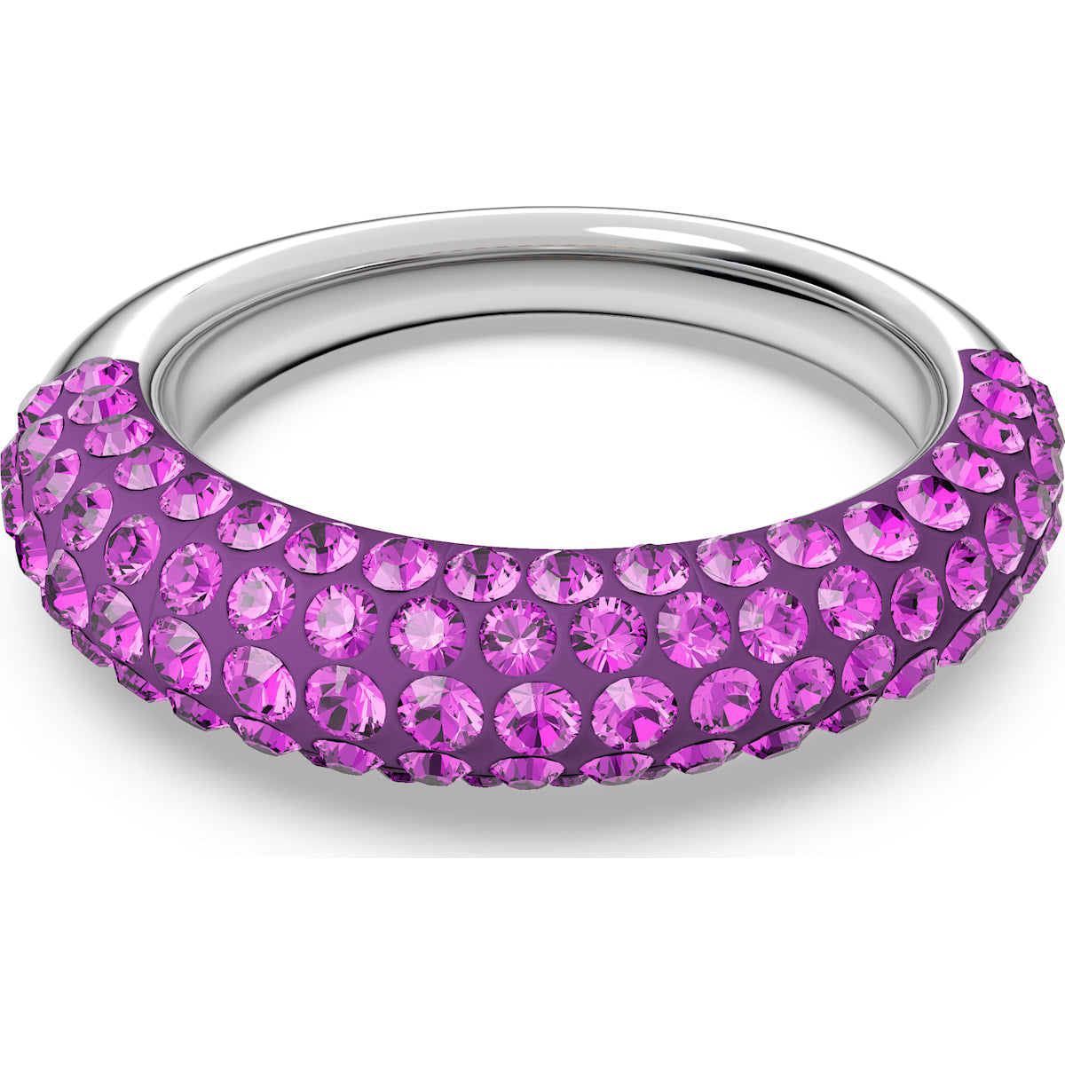 Swarovski - Tigris Ring- Asymmetrisch- Set- Mehrfarbig- Rhodiniert - CRYSTAL UNTERBERGER