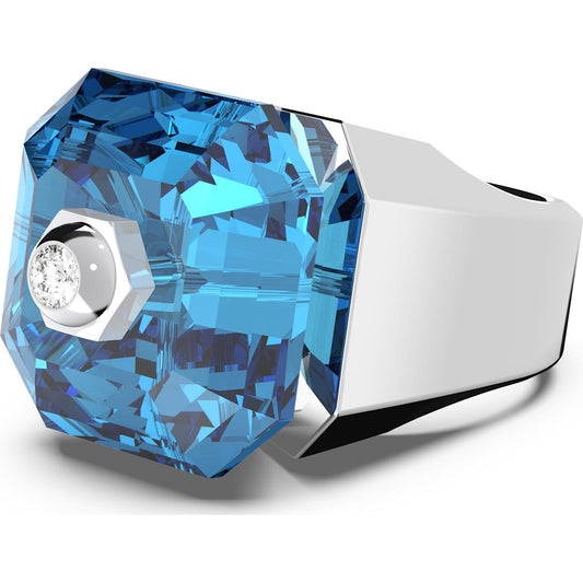 Swarovski - Numina Ring Blau, Rhodiniert - CRYSTAL UNTERBERGER