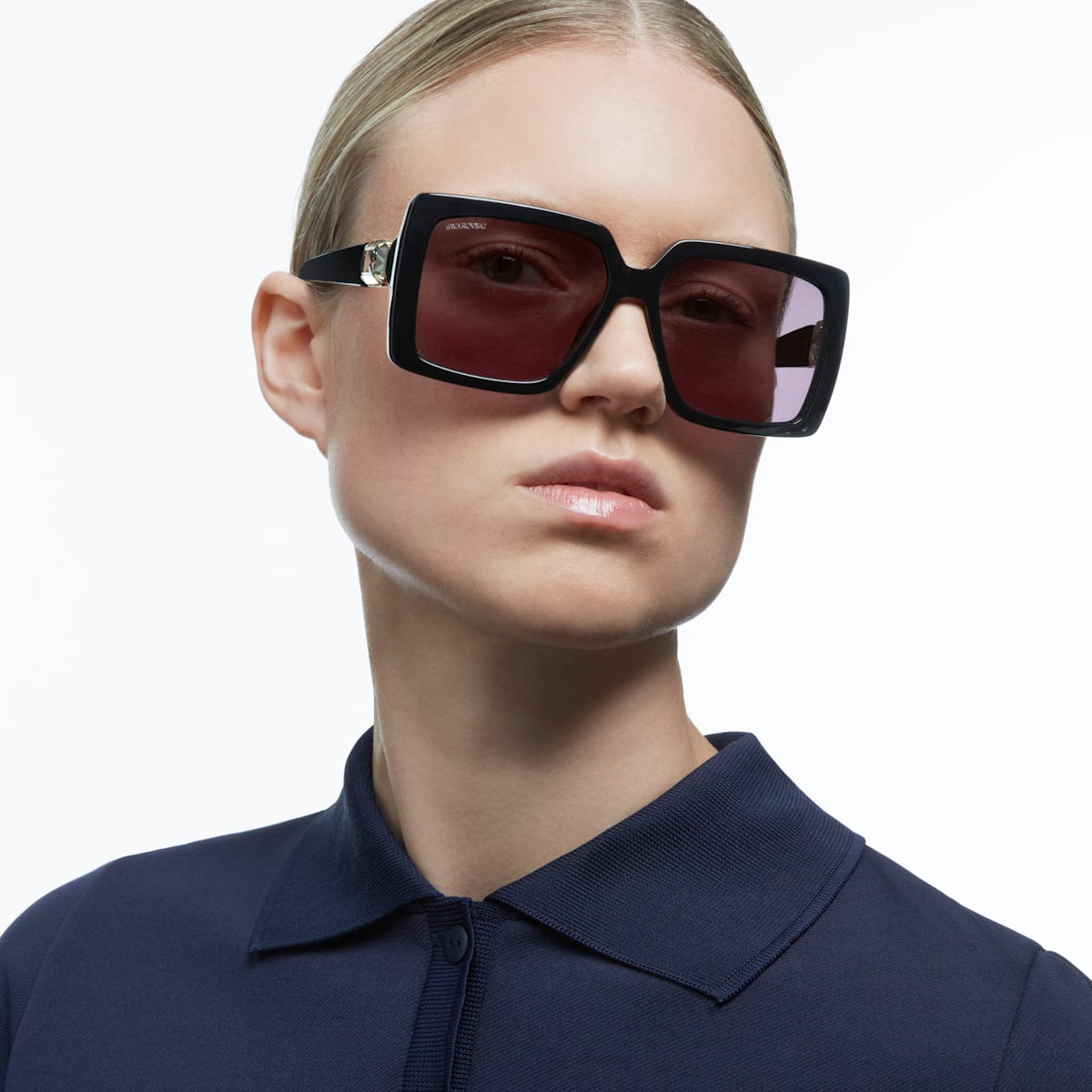 MILLENIA:EYEWEAR SK0351 01A BLACK/BDIA