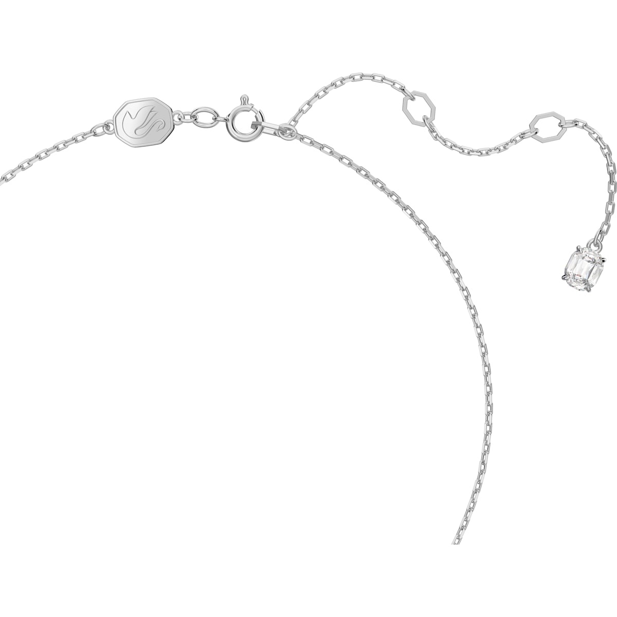 Swarovski - Constella Anhänger Rundschliff, Pavé, Weiß, Rhodiniert - CRYSTAL UNTERBERGER
